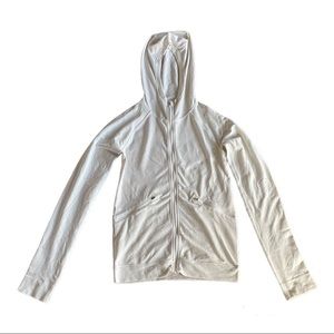 LuluLemon white Zip up. Size 4.